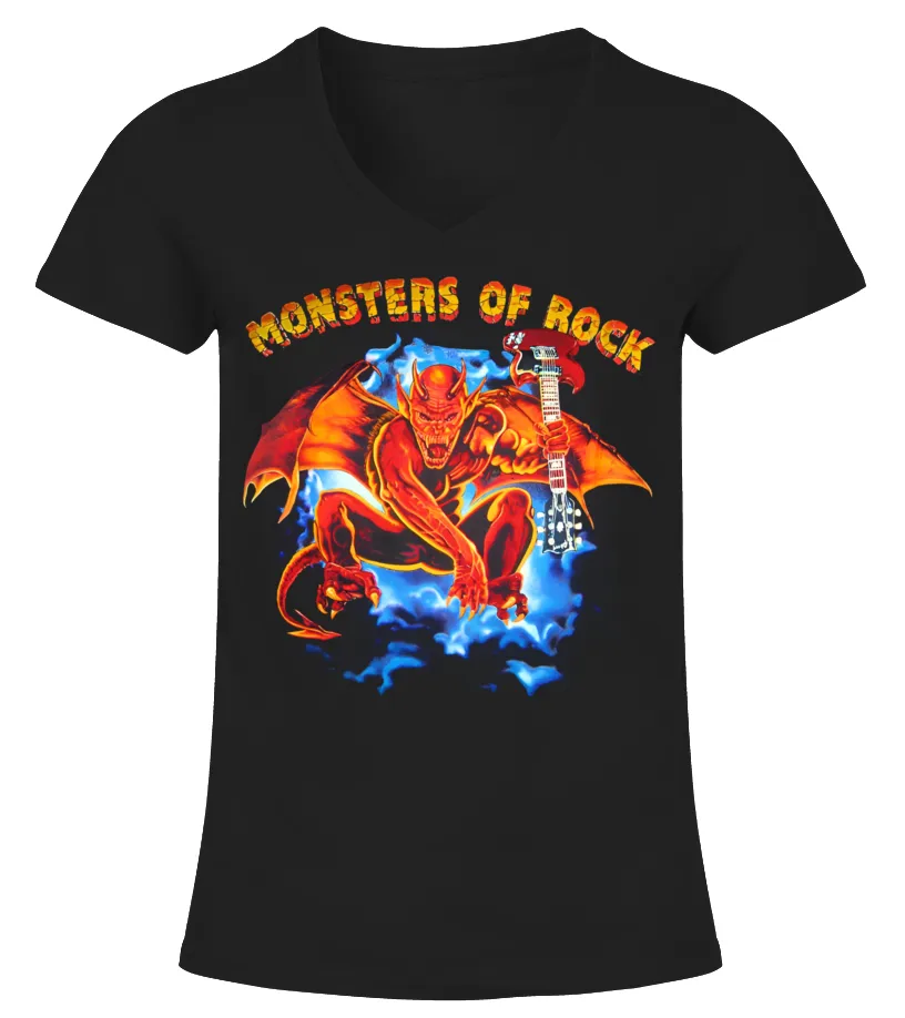 2 SIDE - AC/DC - Monsters of rock Camiseta cuello pico Mujer