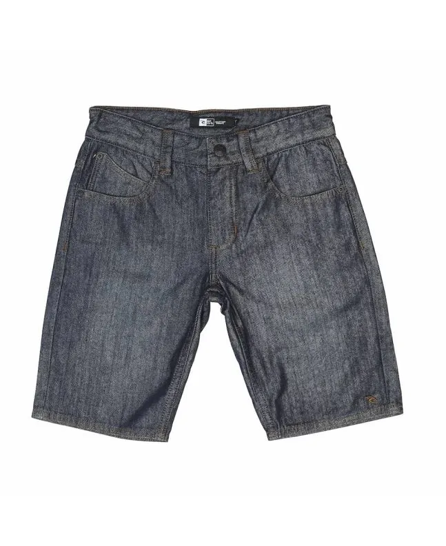 Bermudas Denim Rip Curl Five Pocket Walkshort Azul Boy 