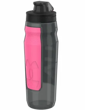 BOTELLA UNDER ARMOUR PLASTICO NEGRO/ROSA