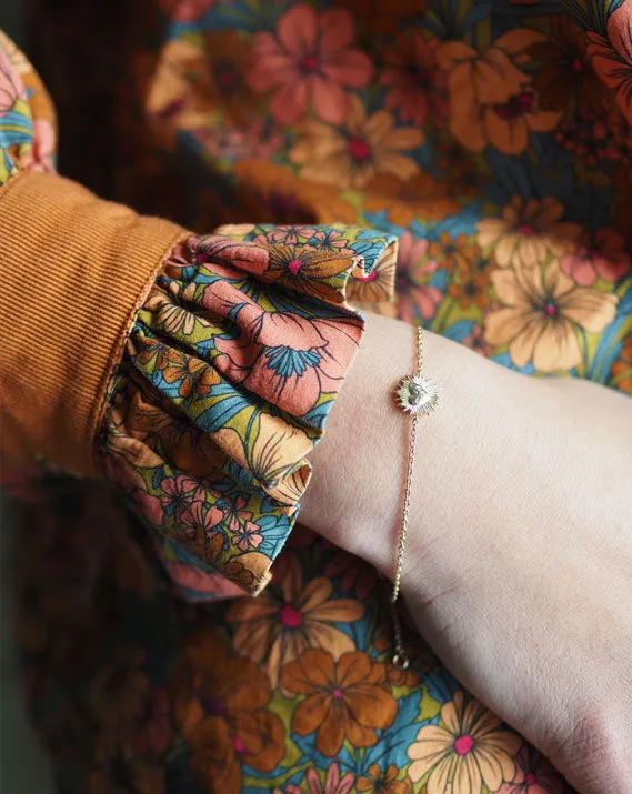 Bracelet sur chaîne Sacré Coeur 