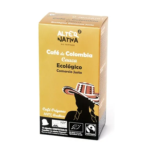 Café Colombie en capsules biologiques biodégradables