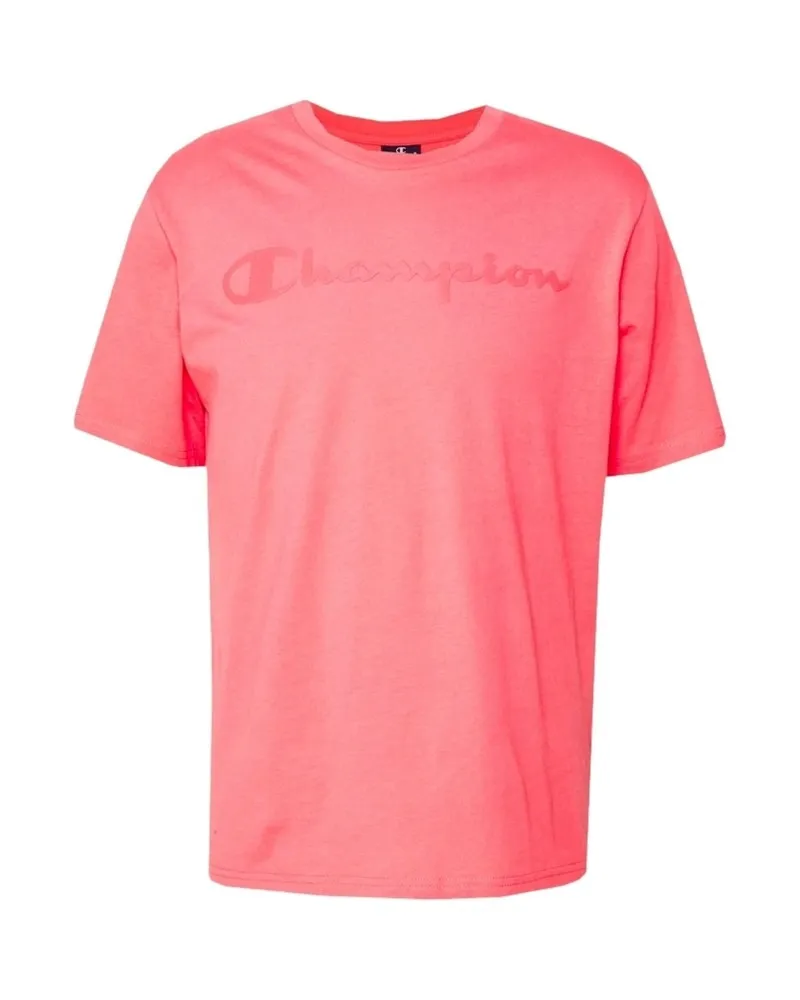 Camiseta champion rosa big legacy logo tee