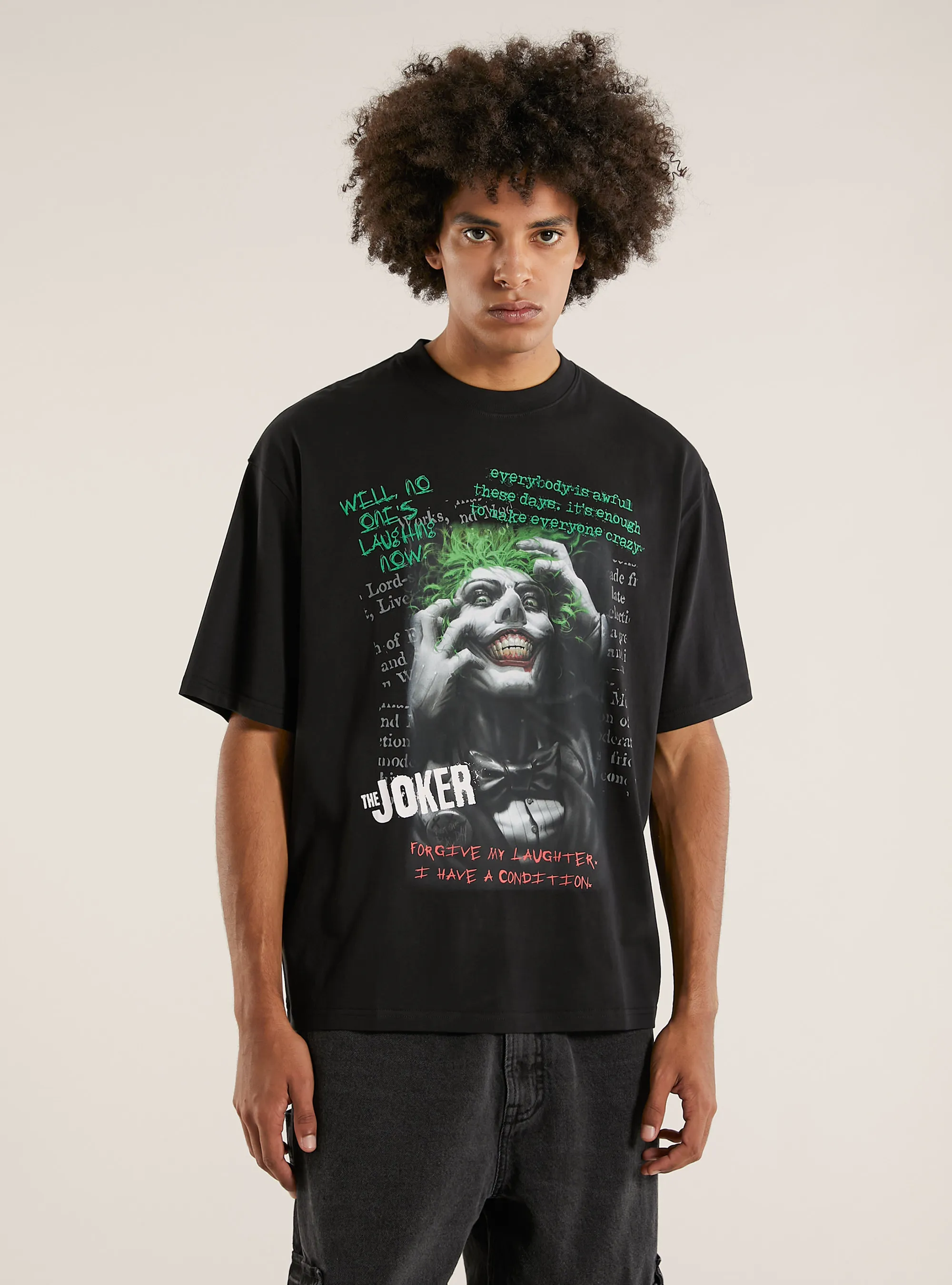 Camiseta DC Batman con estampado Joker