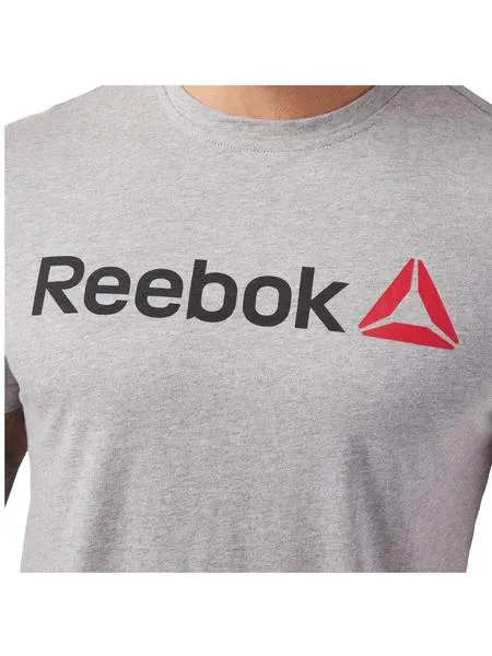 camiseta reebok linear read gris