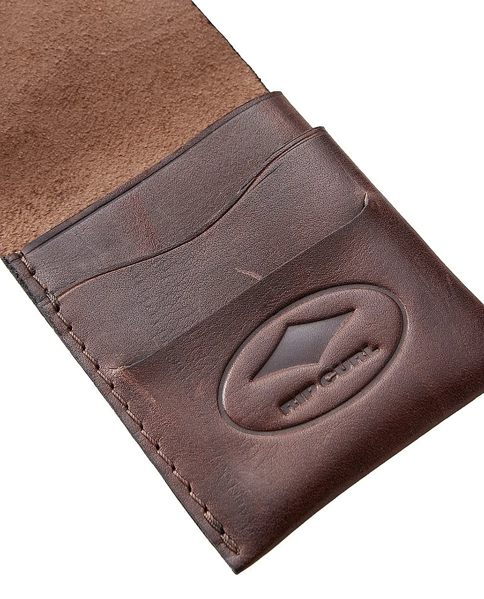 cartera Rip Curl Quality Products Pocket Slim - Brown - men´s