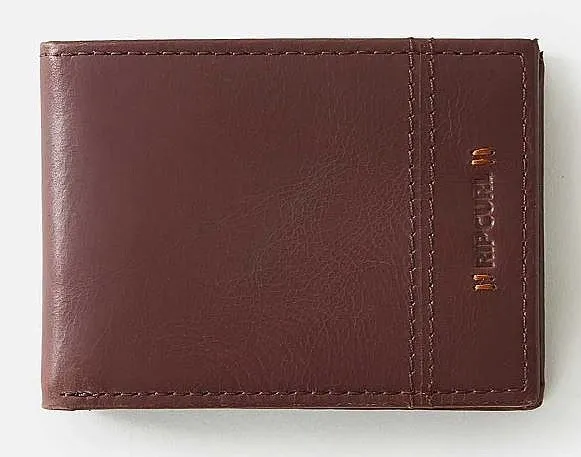 cartera Rip Curl Stacked Rfid Slim - Tobacco - men´s