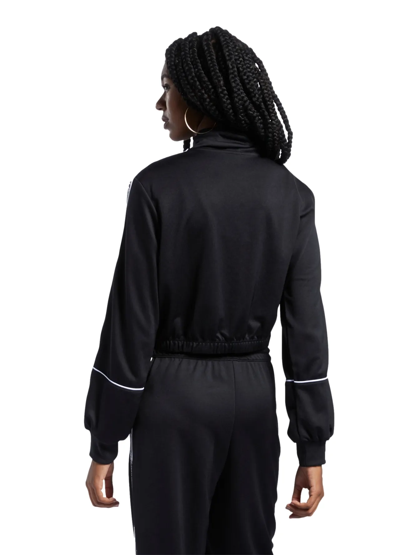 Chamarra Reebok Cl F Poly Taped Tracktop Para Mujer