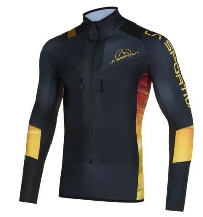 Chaqueta para hombre La Sportiva Stratos V Racing (Negro/Amarillo)