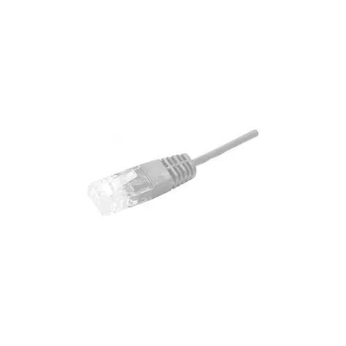 Cordon telephonique RJ45 / RJ45 UTP 1 paire 4/5 gris - 2 m