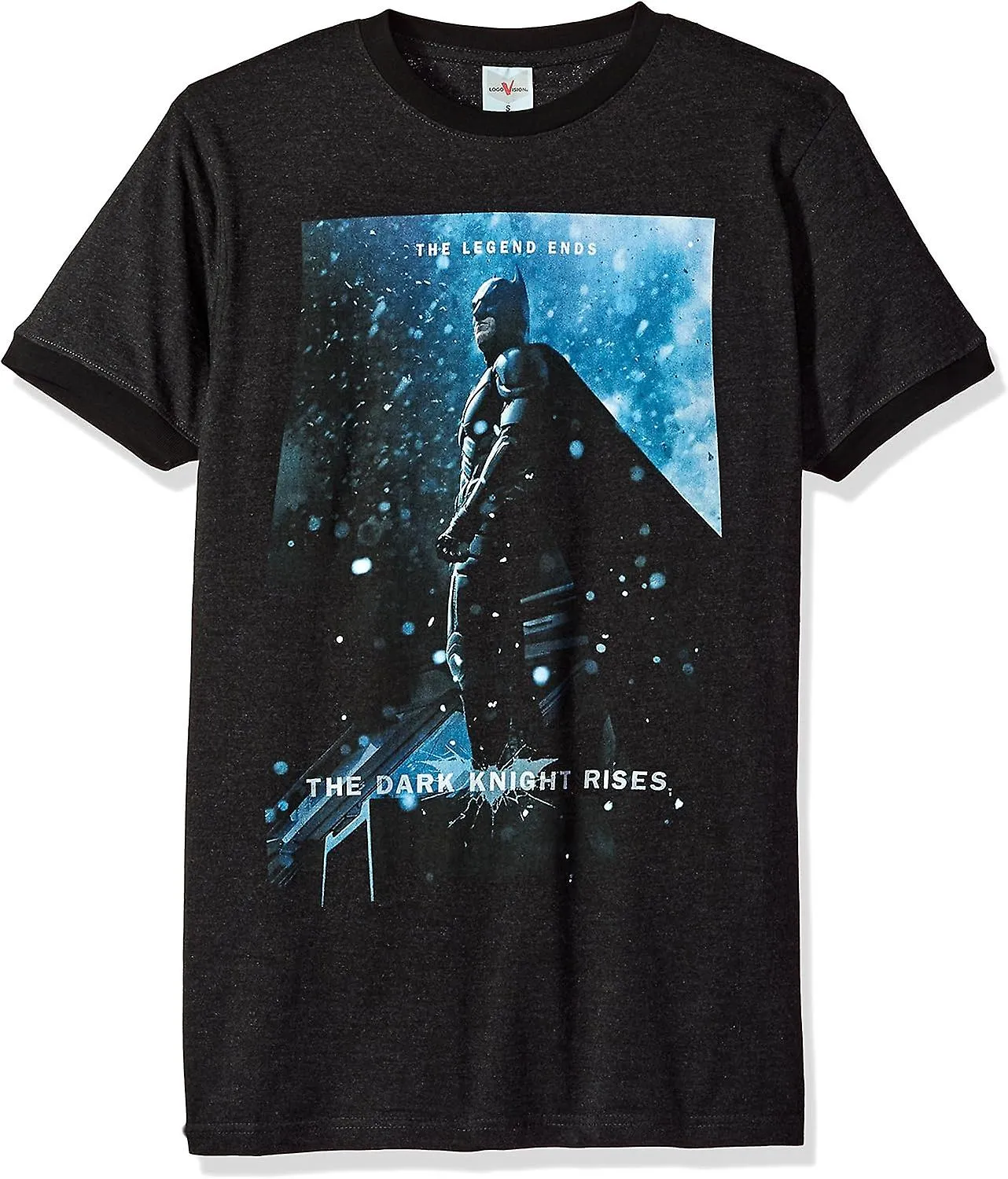 DC Comics Men's Batman The Dark Knight Rises Teaser Poster T-ShirtSD'1459DE'1460