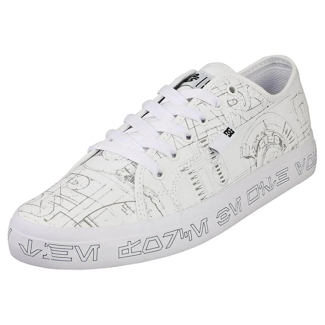 DC Shoes Star Wars Manual Entrenadores de Skate para Hombre en Blanco Azul