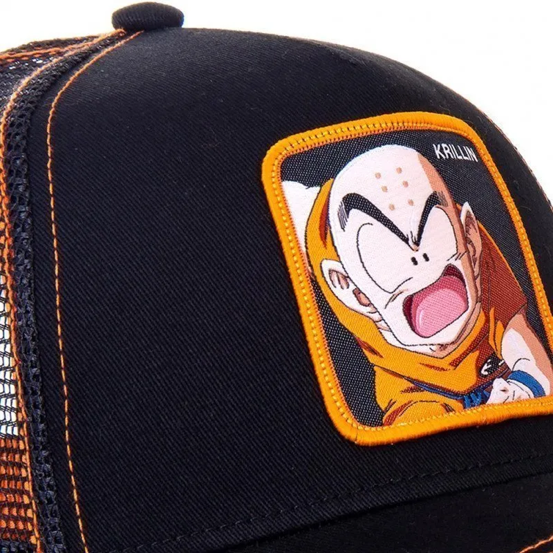 DRAGON BALL Z Casquette Homme KRI 3 Noir Orange CAPSLAB