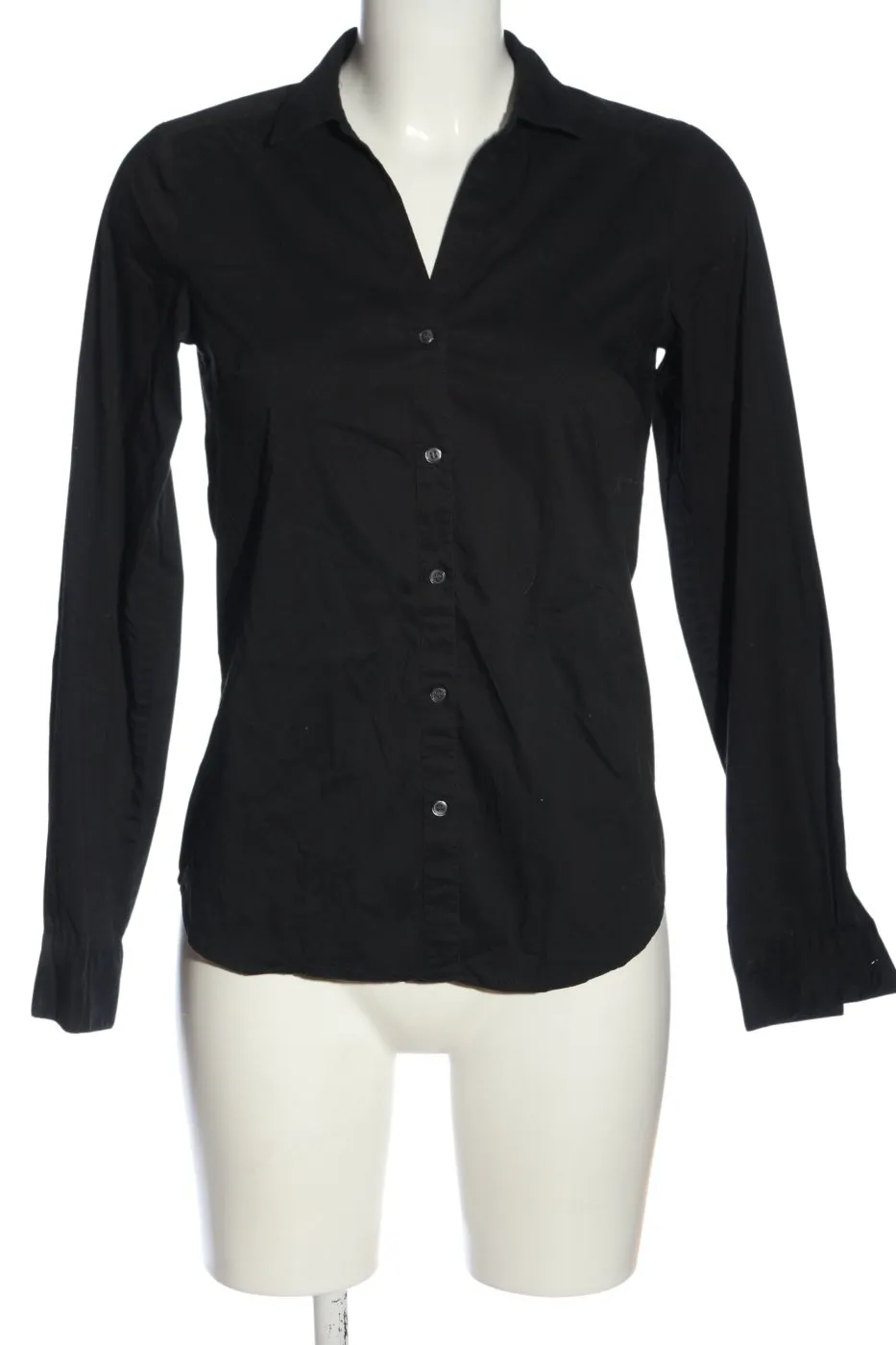 H&M Chemise à manches longues noir style d’affaires