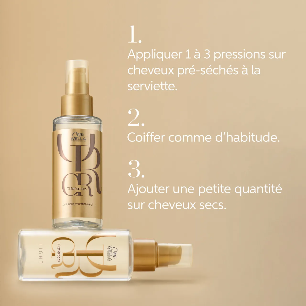 Huile Révélatrice Light Oil Reflections Wella 30ml