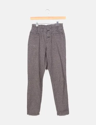 Kiabi Pantalón gris baggy