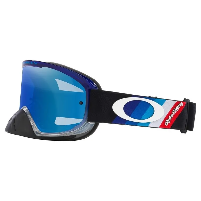 Masque OAKLEY O Frame 2.0 Pro MX - TLD Black Stripes écran Black Ice - piecemotoquad