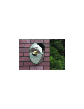 Miroir de sortie diametre40 cm distance vision 5mcasquette anti-pluie - vert-Miroir de sécurité et de surveillance