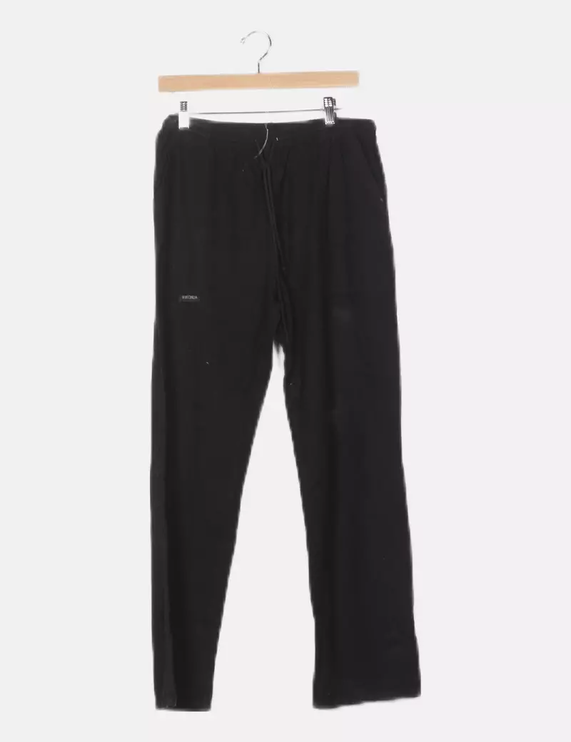 NoName Pantalón negro fluido