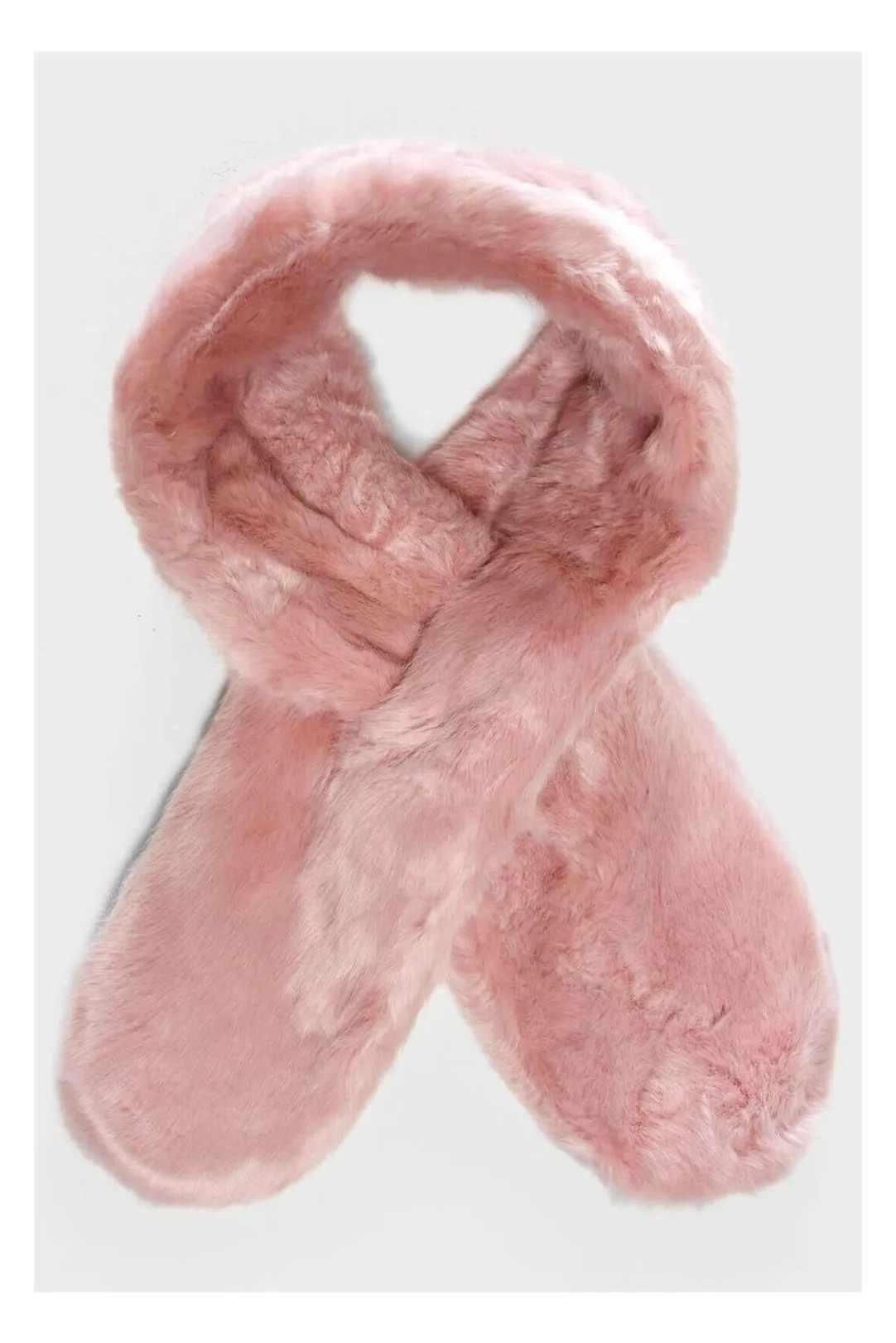 PCFUR SCARF DC ROSA