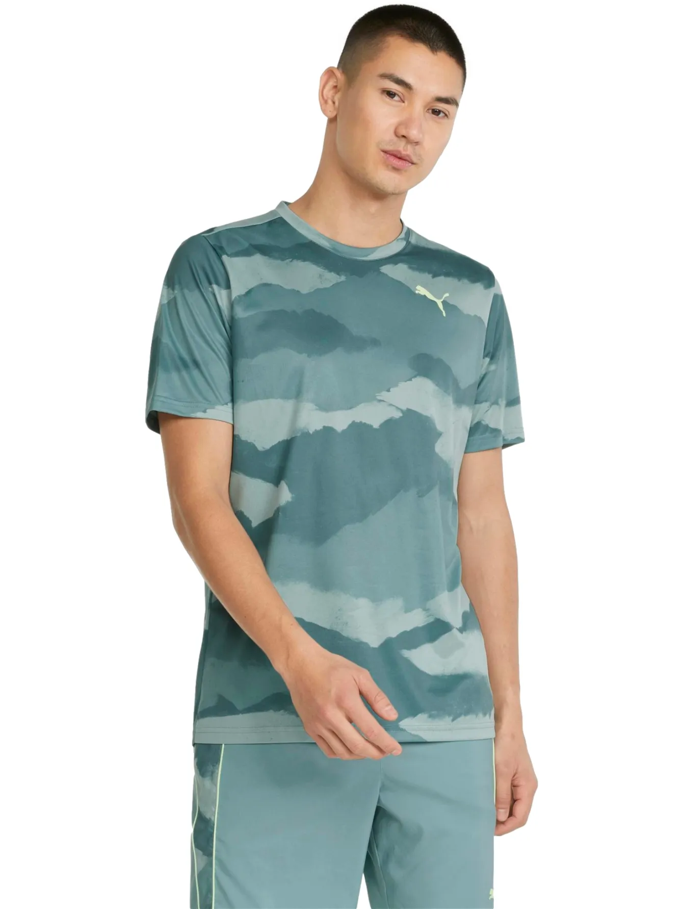 Playera Puma Train Aop Para Hombre