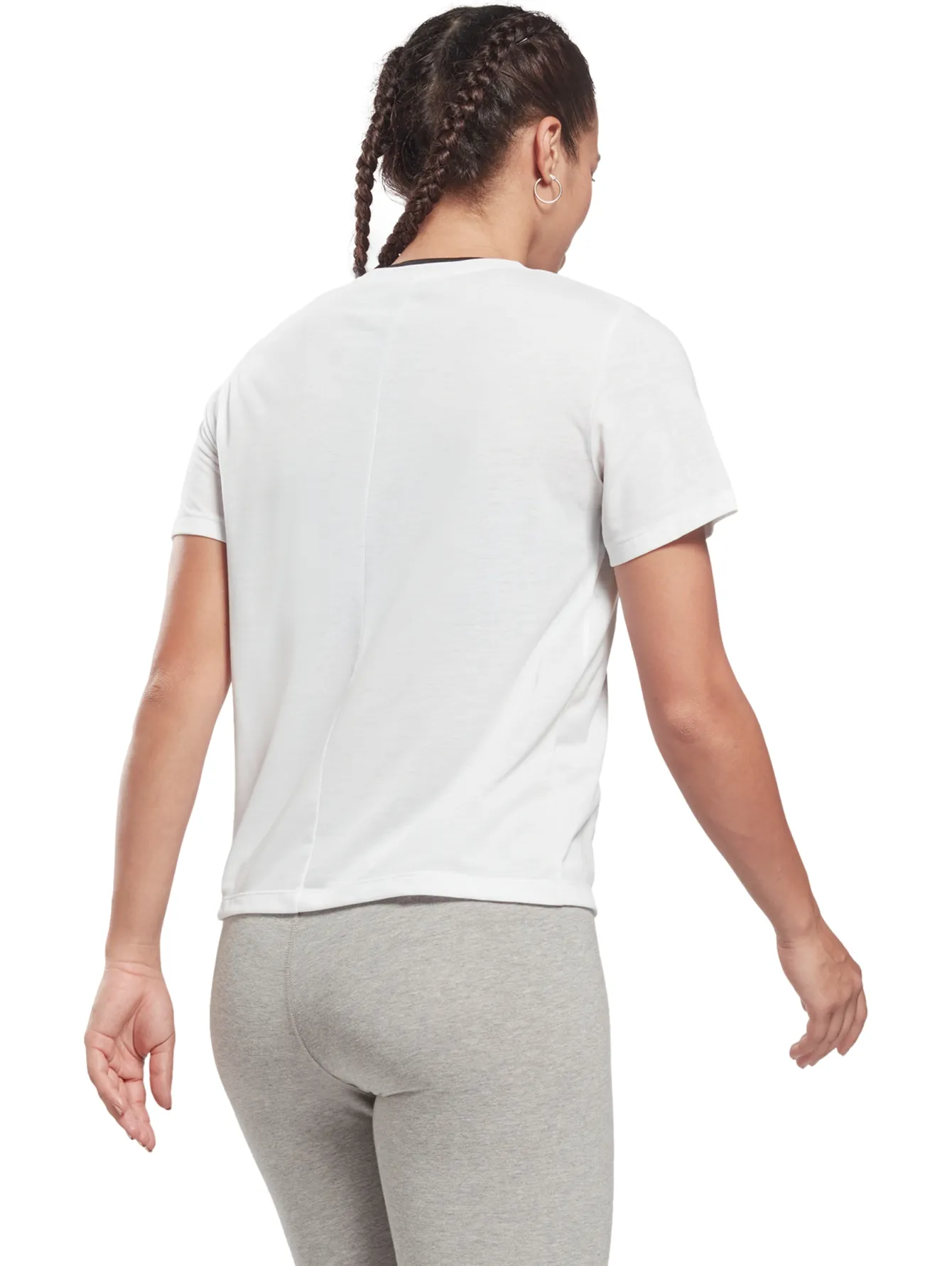 Playera Reebok Supremium Blanco Para Mujer