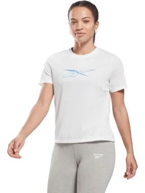 Playera Reebok Supremium Blanco Para Mujer