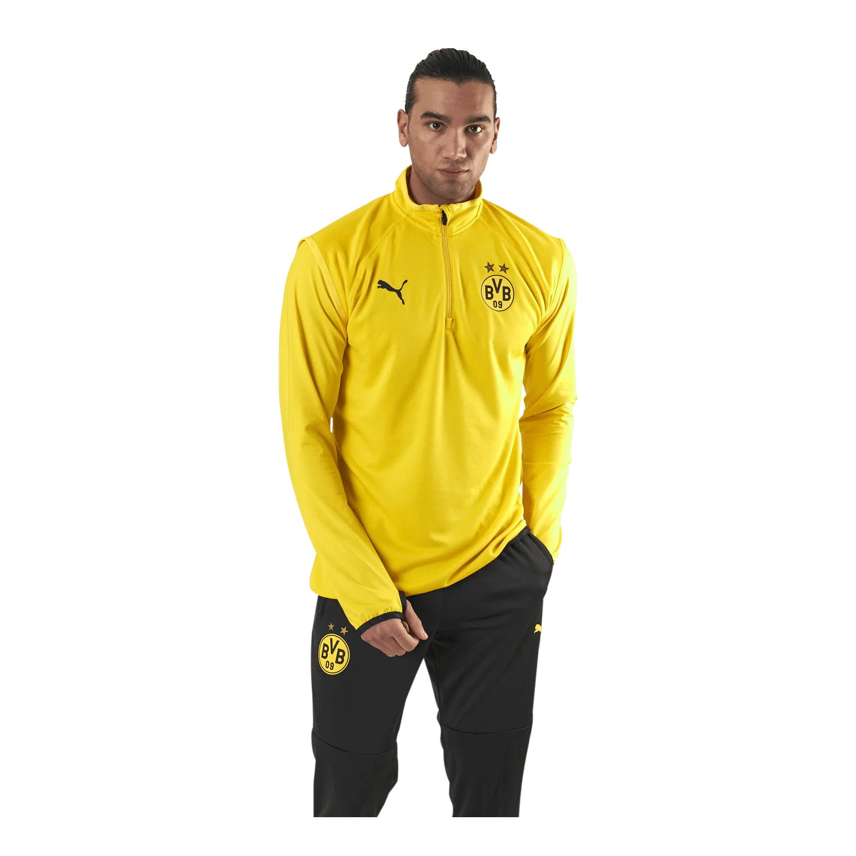 Puma BVB Warmup Midlayer Black/Yellow