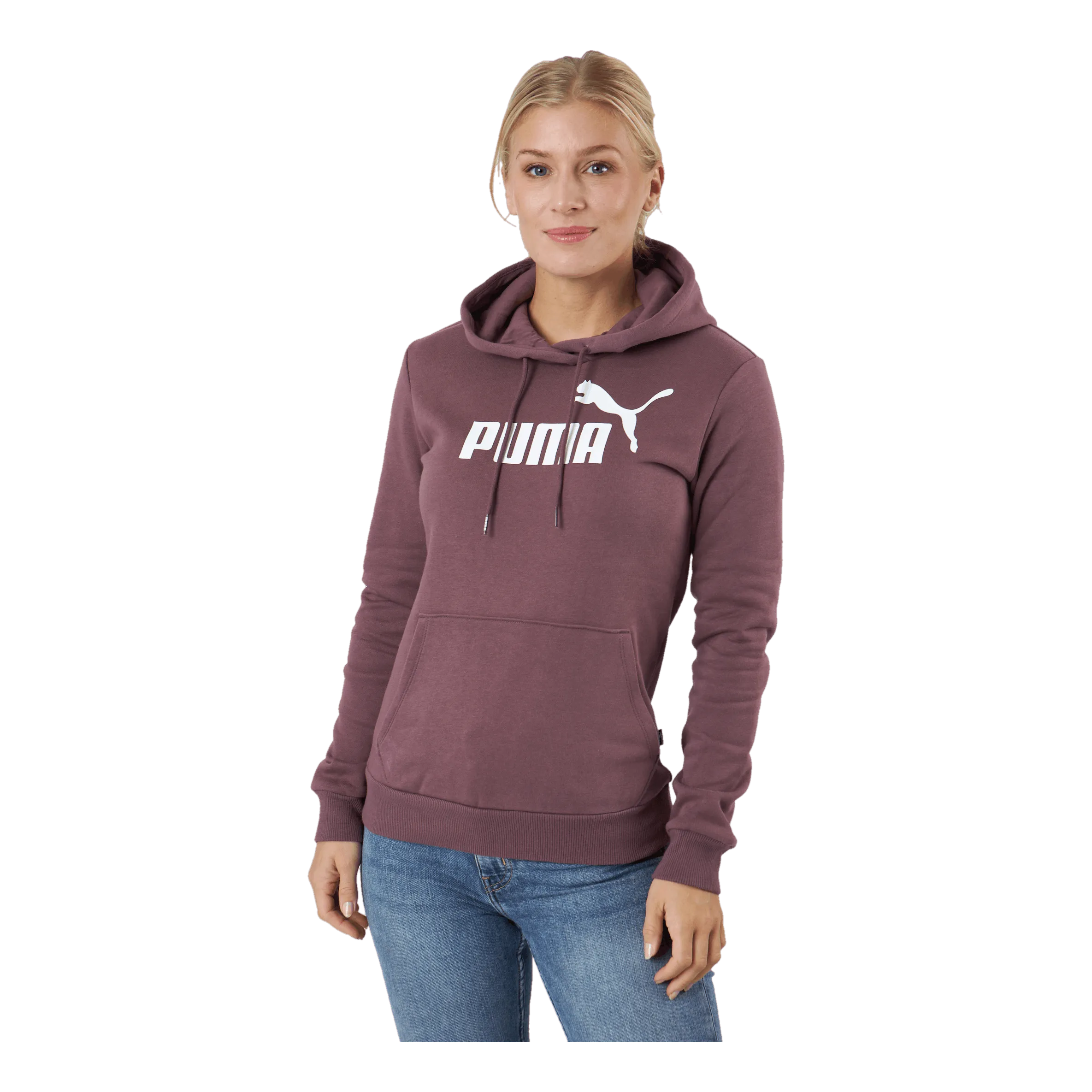 Puma Ess Logo Hoodie Fl (s) Dusty Plum