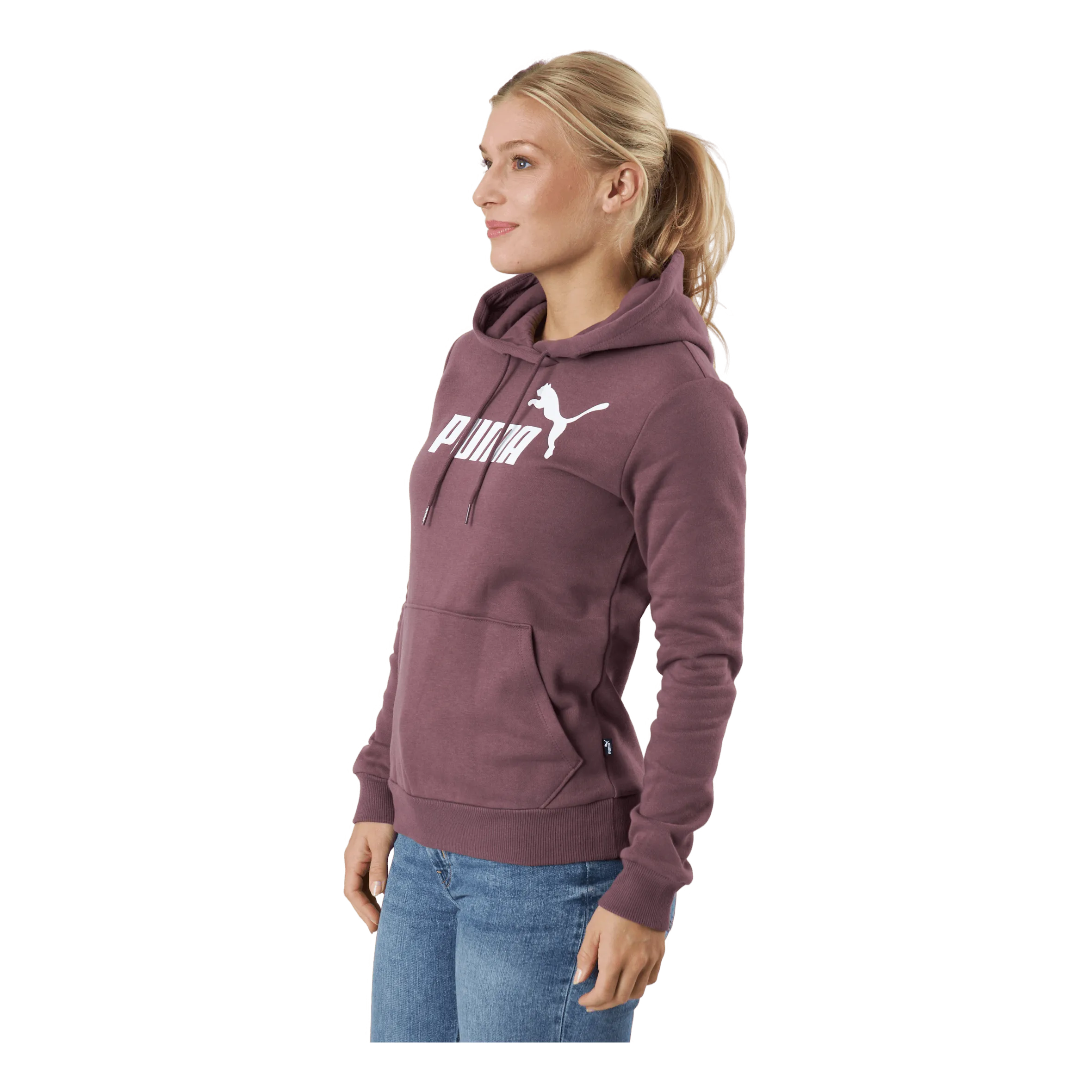 Puma Ess Logo Hoodie Fl (s) Dusty Plum