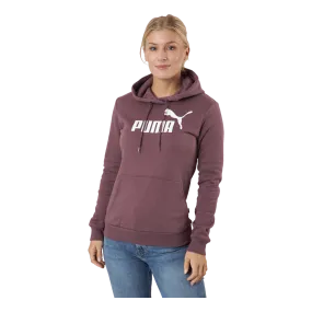 Puma Ess Logo Hoodie Fl (s) Dusty Plum