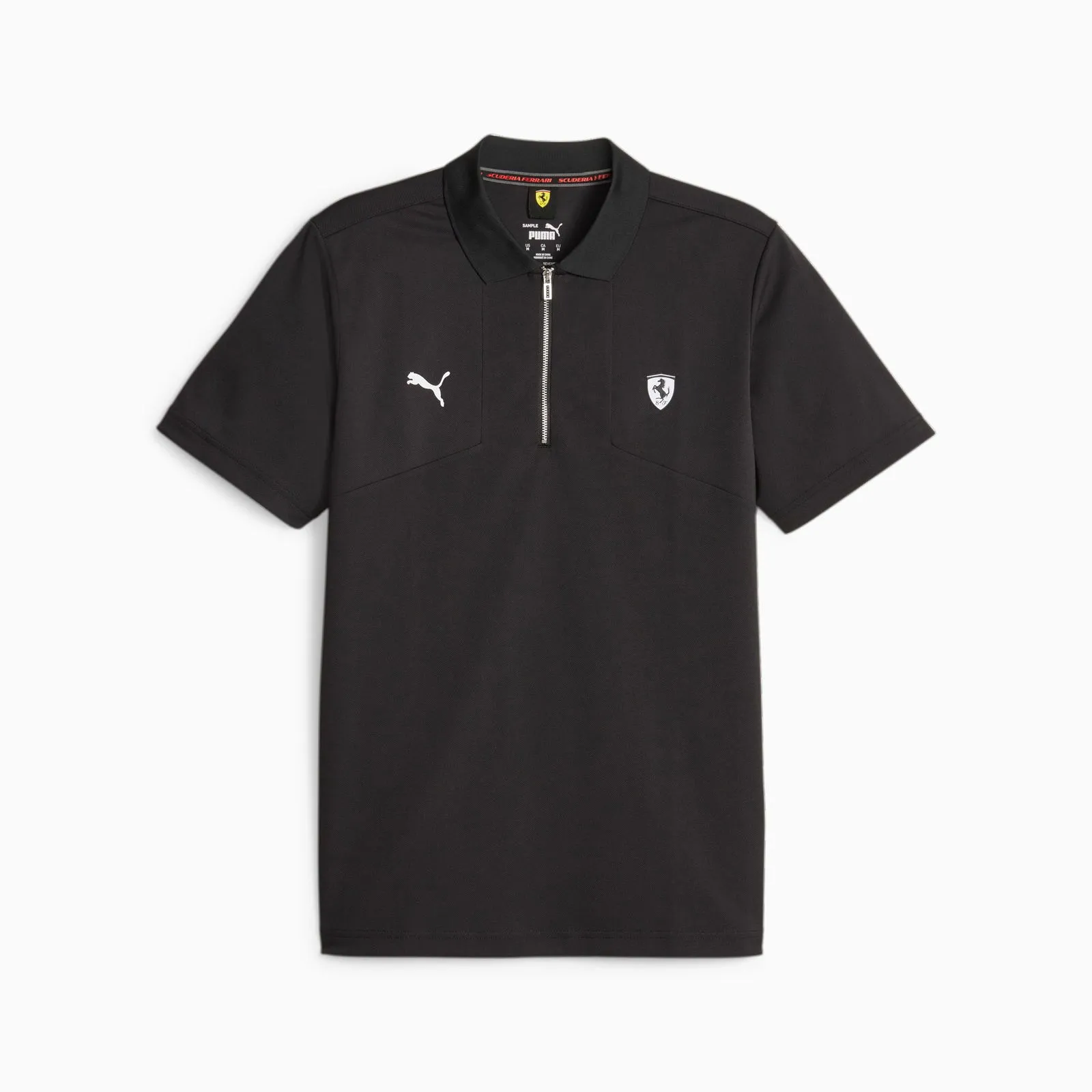 Puma Scuderia Ferrari Style Poloshirt Für Herren, Schwarz,