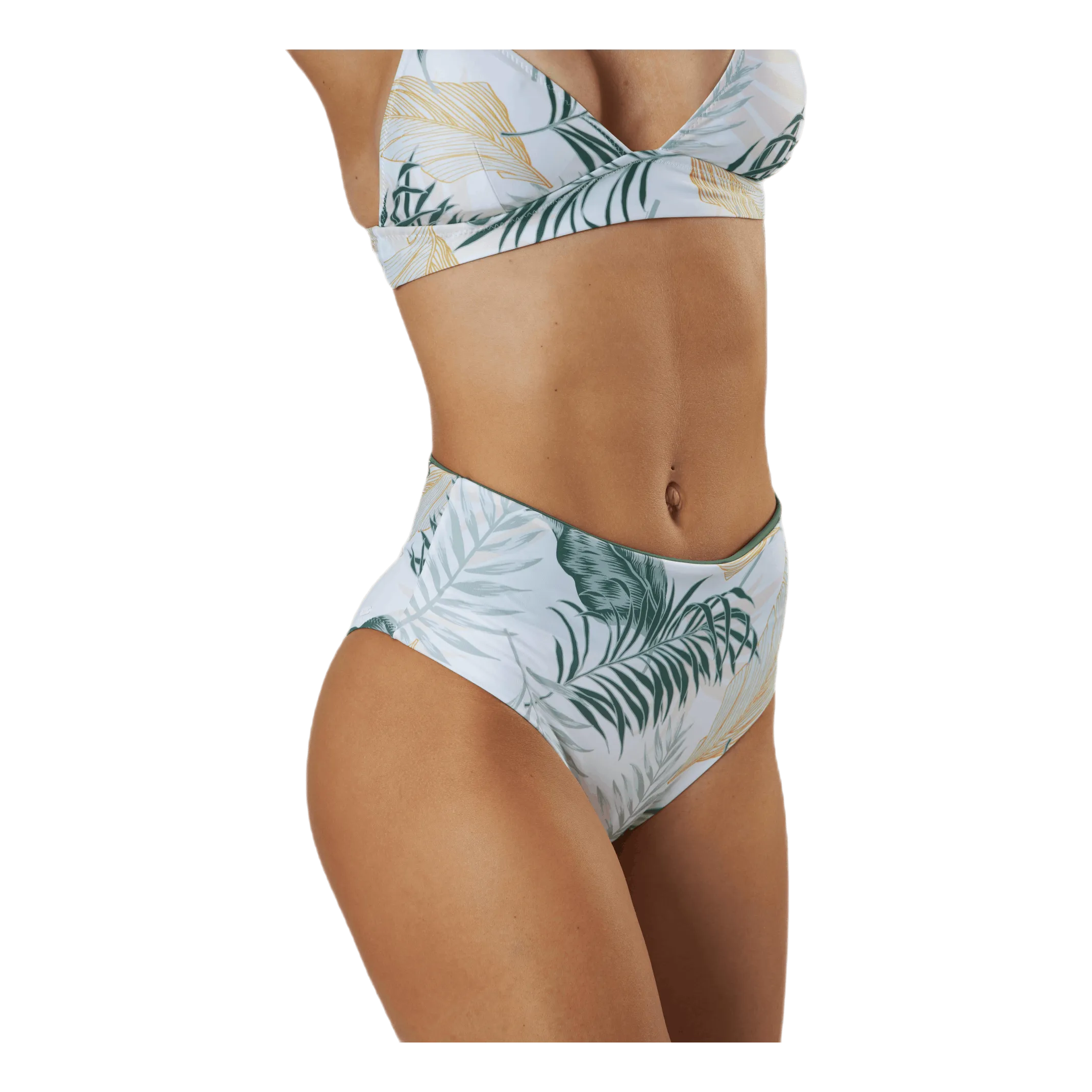 Rip Curl Coastal Palms Rollup Bottom White/Green