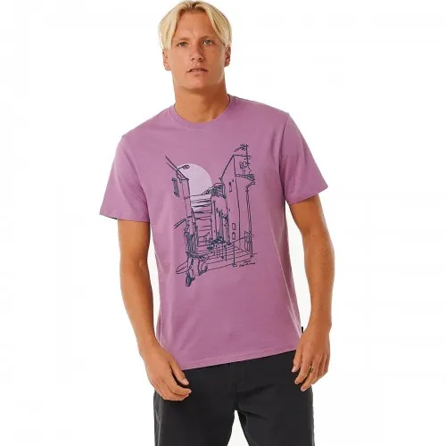 Rip Curl Keep On Trucking Tee Dusty Purple