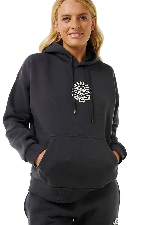 sudadera Rip Curl Icons Of Surf Heritage Hood - Washed Black - women´s