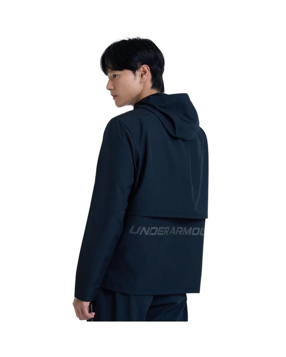 Sweat à capuche Homme UA STORM RUN HOODED JACKET Noir
