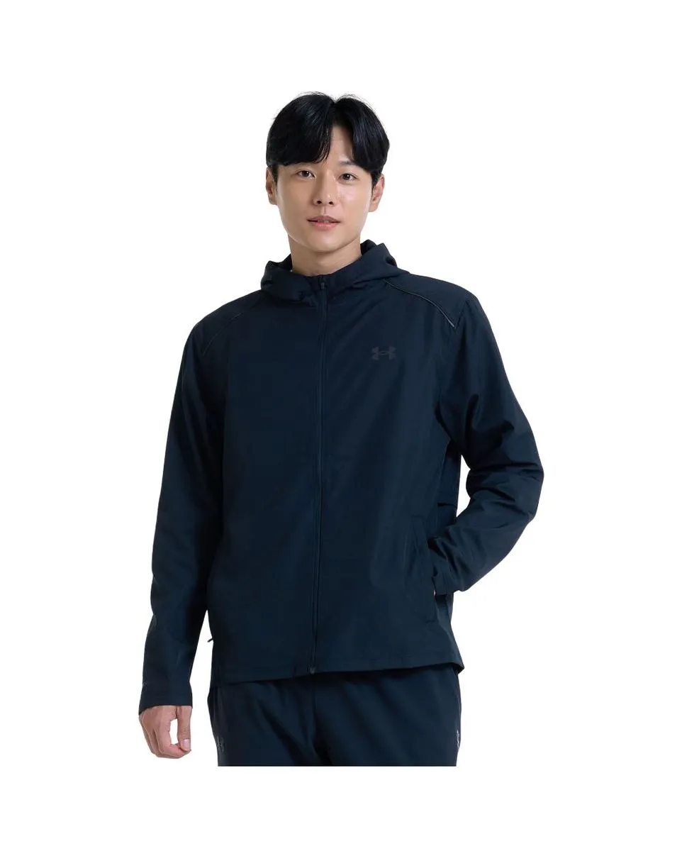 Sweat à capuche Homme UA STORM RUN HOODED JACKET Noir