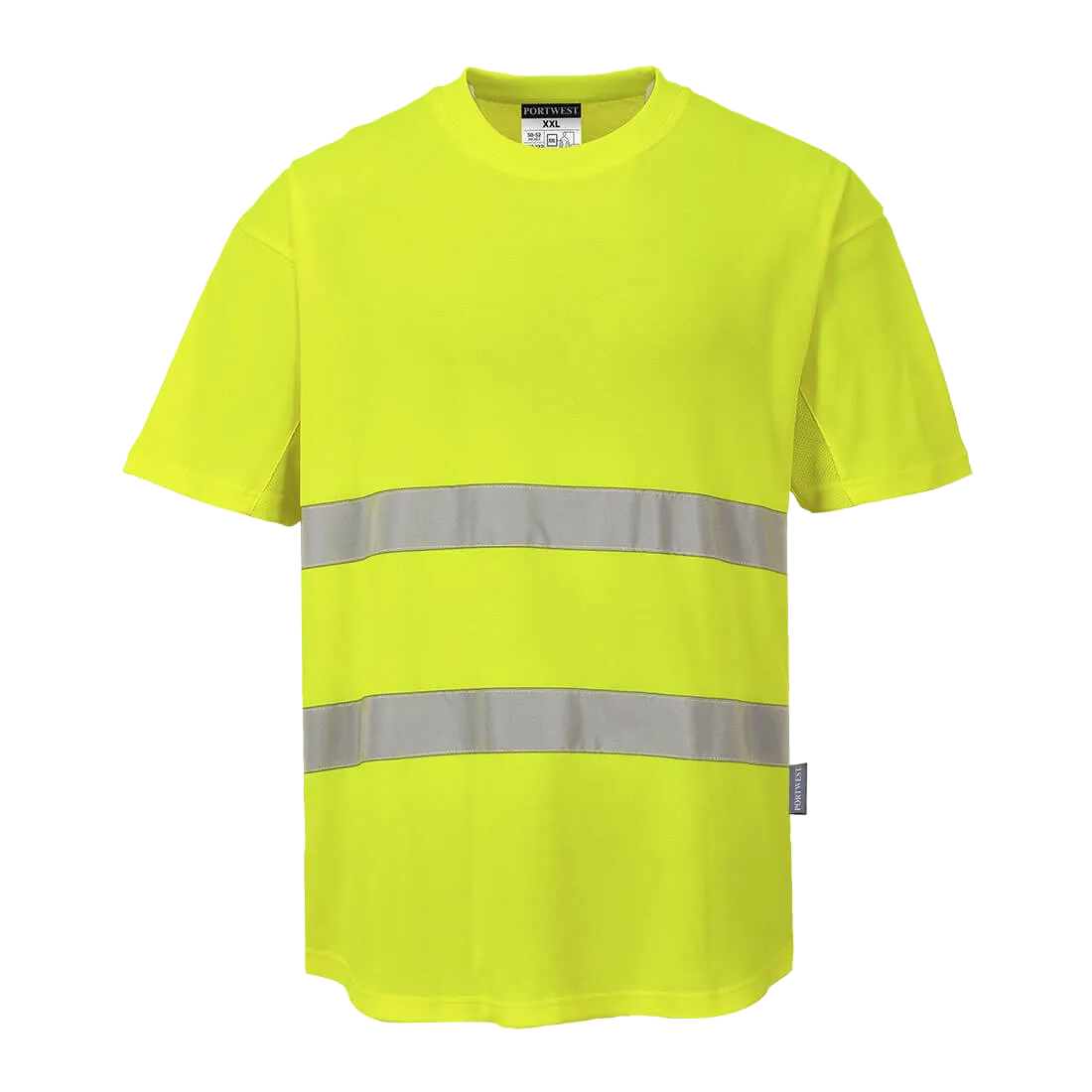 T-SHIRT AÉRÉ JAUNE