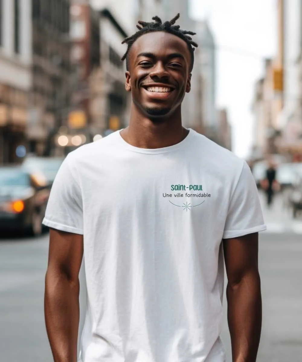 T-Shirt Saint-Paul une ville formidable