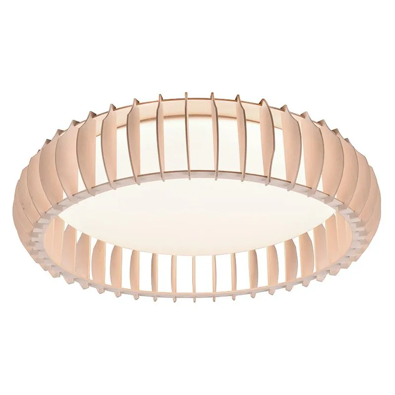 Witte plafonnière, Bilge, 38W, warm tot koud wit verstelbare LED, met afstandsbediening