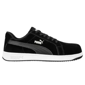 ZAPATILLA PUMA ICONIC SUEDE BLACK LOW 640010