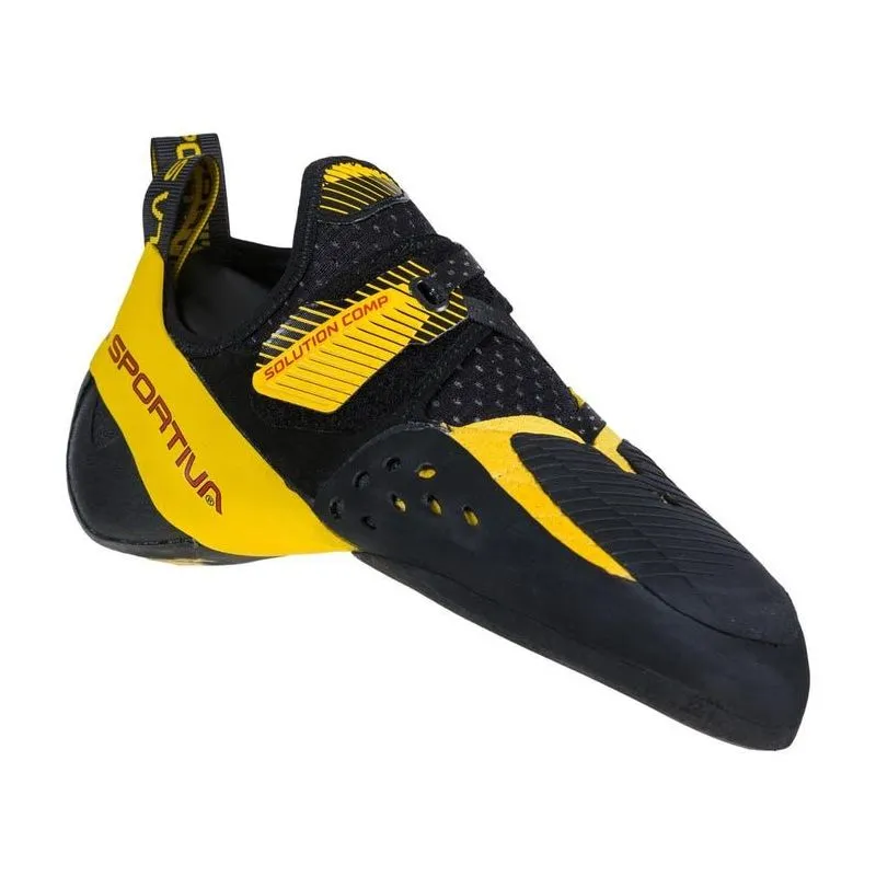 Zapatos de escalada La Sportiva Solution Comp (Negro/Amarillo) Hombre/Mjer