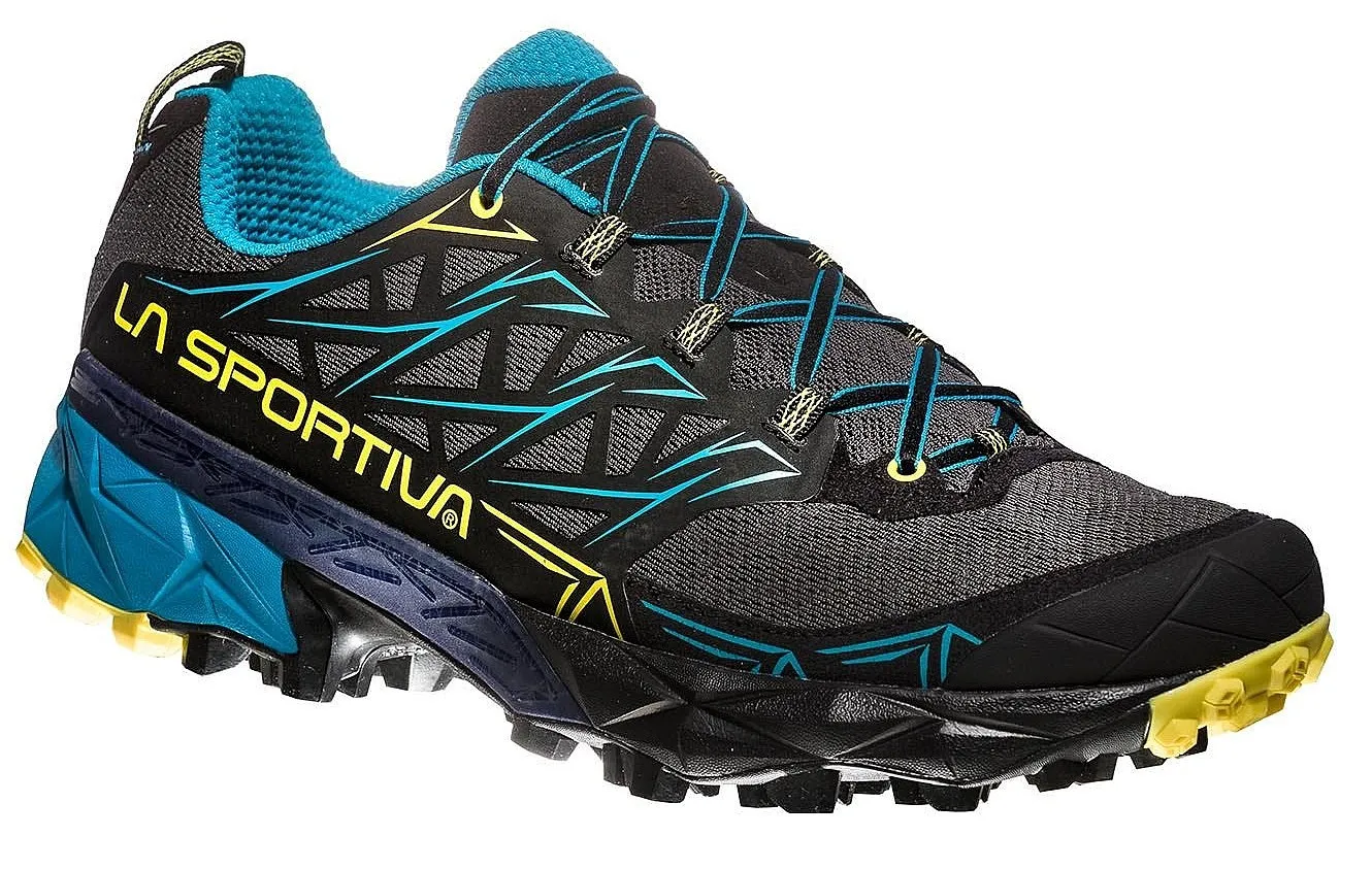 zapatos La Sportiva Akyra - Carbon/Tropic Blue - men´s