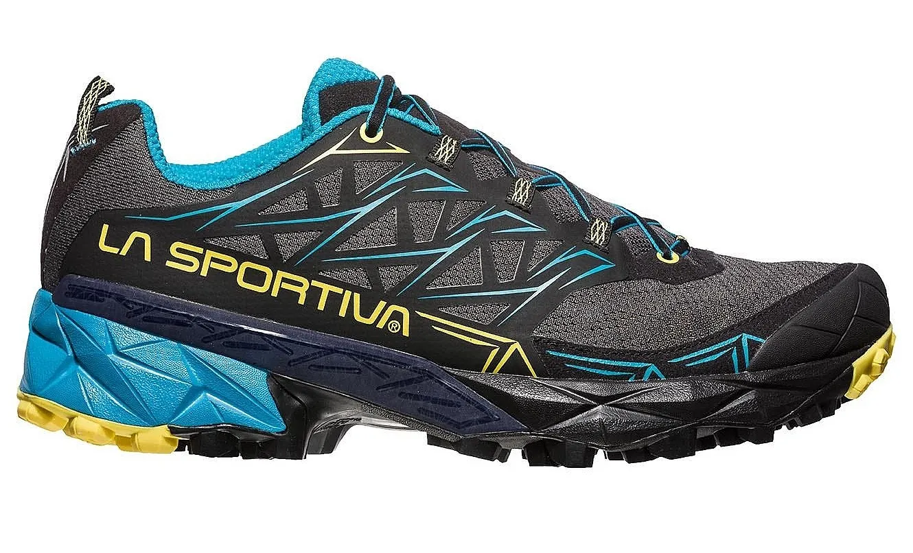 zapatos La Sportiva Akyra - Carbon/Tropic Blue - men´s